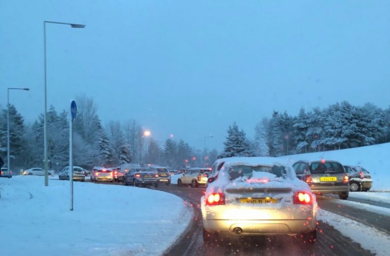 Drivers face delays in Telford. Photo: Richard Pepper