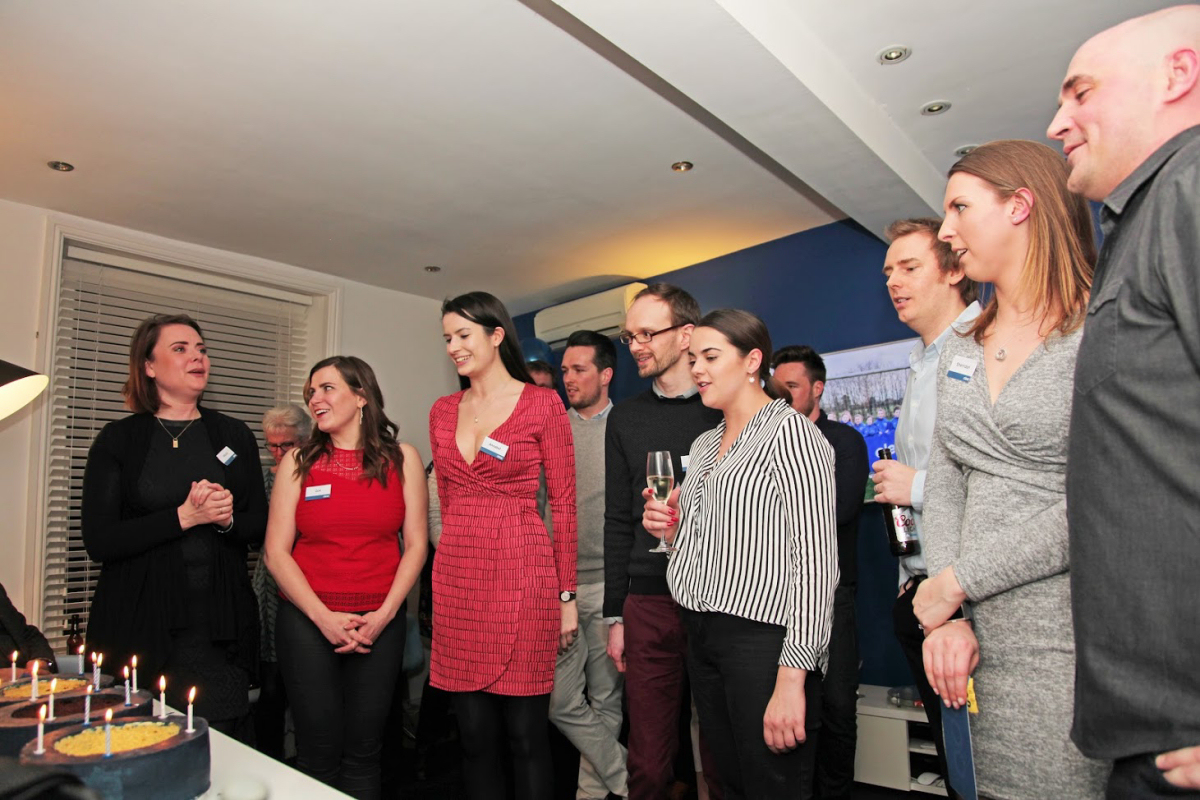 The Clear team celebrate their 16th birthday