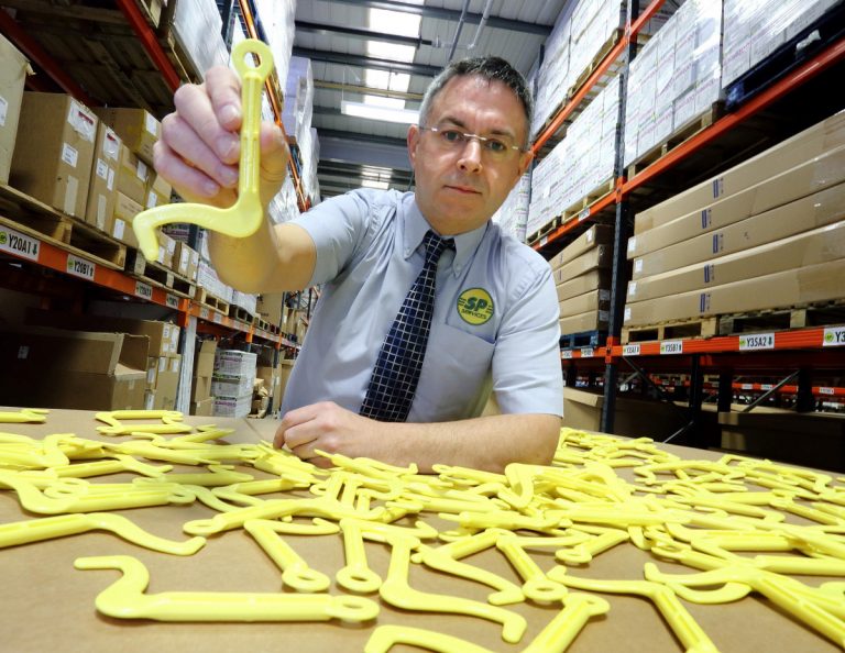 SP Services medical supply MD Steve Bray with the new Tourni-key designed by a Birmingham surgeon for the public to save lives in a terrorist attack