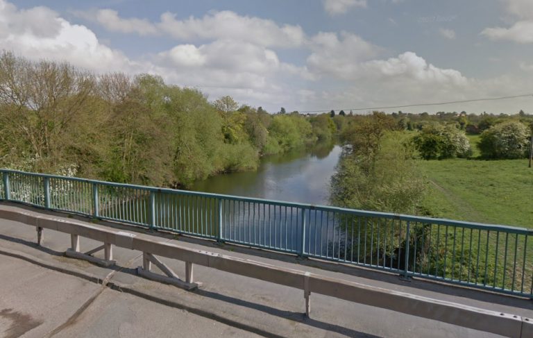 The river was searched in an area near Telford Way in Shrewsbury. Photo: Google Street View