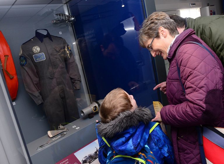 The display showcases the diversity and history of the RAF. Photo: Royal Air Force Museum Cosford