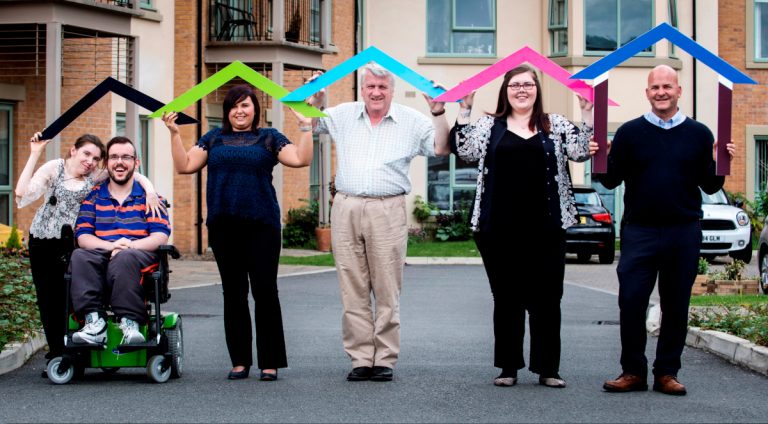 Customers and colleagues representing the Housing Plus Group logo