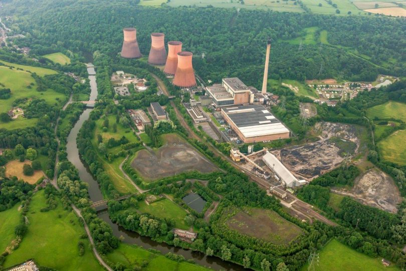 The former Ironbridge Power Station site. Photo: Harworth Group PLC
