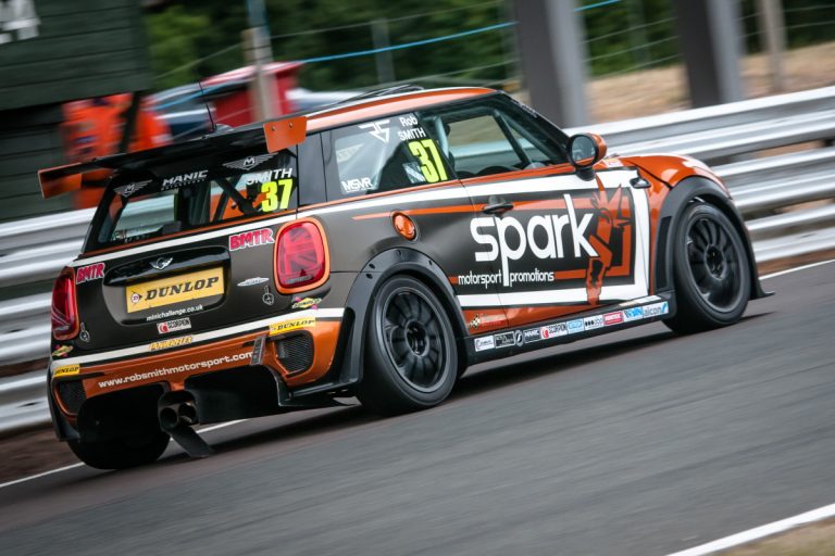 Rob Smith on home ground at Oulton Park Island Circuit. Photo: Mark Campbell/CarSceneUK