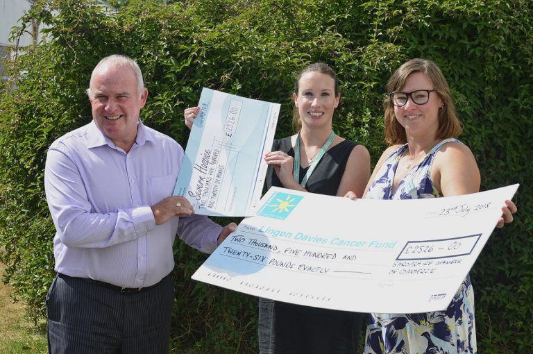 Richard Sheehan with Lucy Ruff and Naomi Atkin