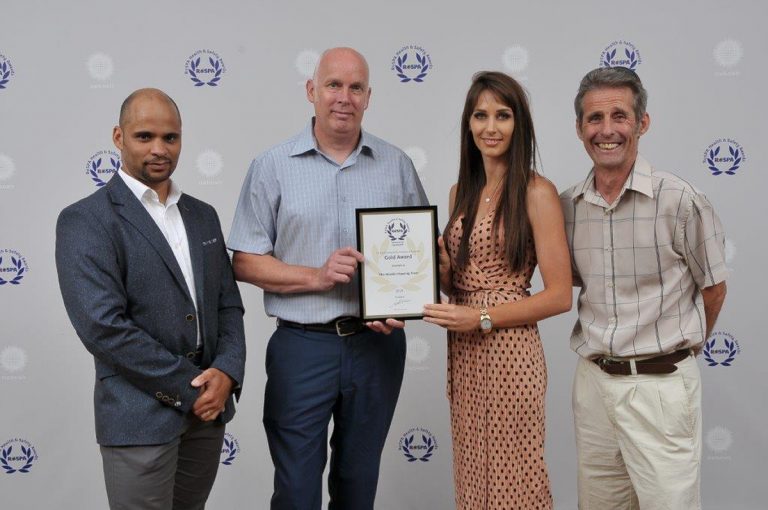 Nick Pike, Building Services Manager; Ian Doody, Trade Union Representative/Advanced Craft Carpenter trade; Libby O’Neill, Health & Safety Partner and Michael Brasenell, Trade Union Representative/Advanced Craft Carpenter trade – all from The Wrekin Housing Trust