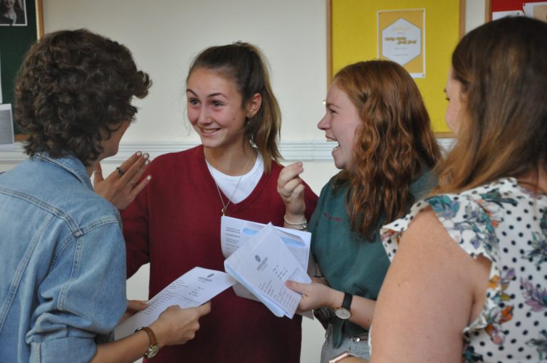 Smiles all round at Shrewsbury High School