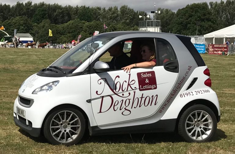 Nock Deighton's Smart Car will be one of the lead cars at the race