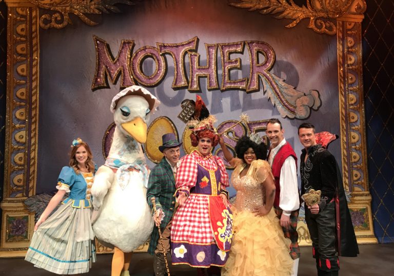 The stars of Mother Goose take to the Theatre Severn stage