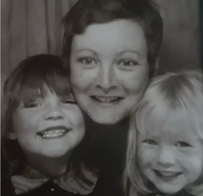 Susan Maughan pictured with two of her daughters inhaled asbestos dust following a fire at COD Donnington in 1983