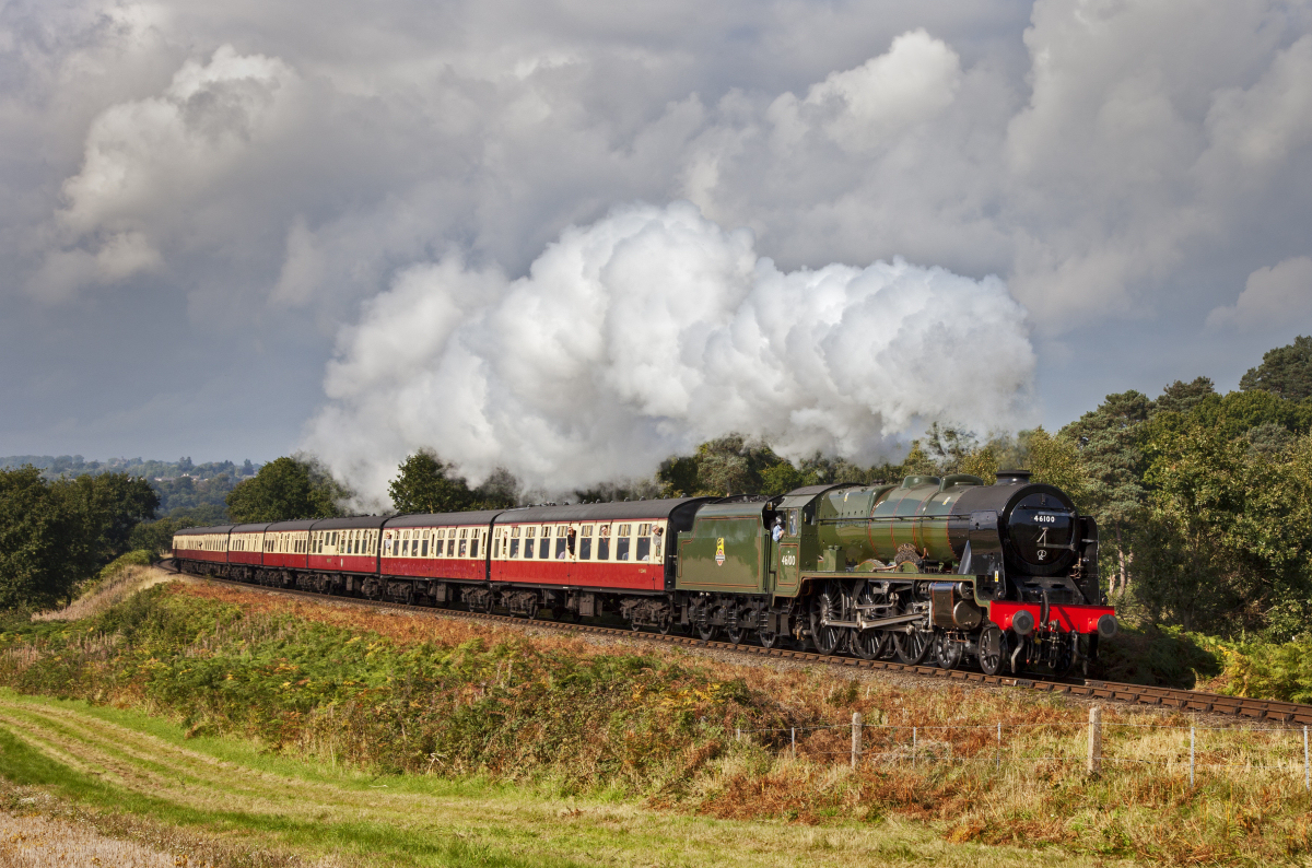 The world-famous locomotive No. 46100 ‘Royal Scot’