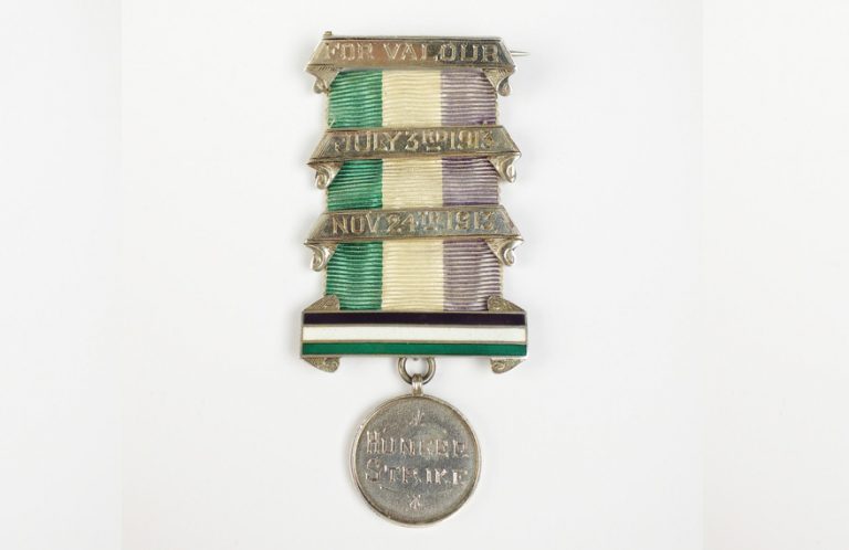 Rare suffragette medal sells at auction in Shrewsbury