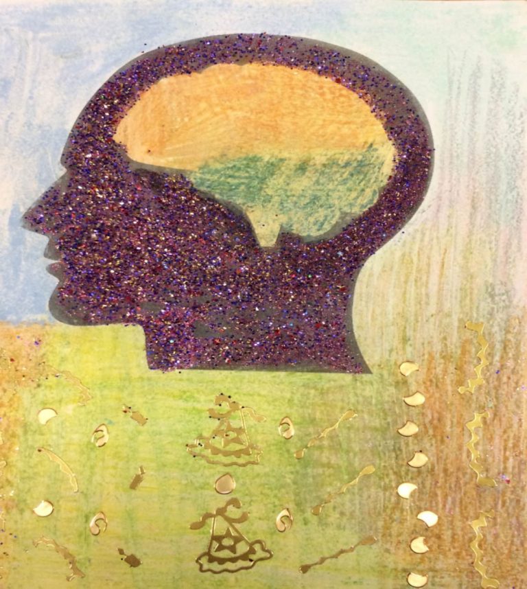 Art on display have been produced by those who use art to express themselves