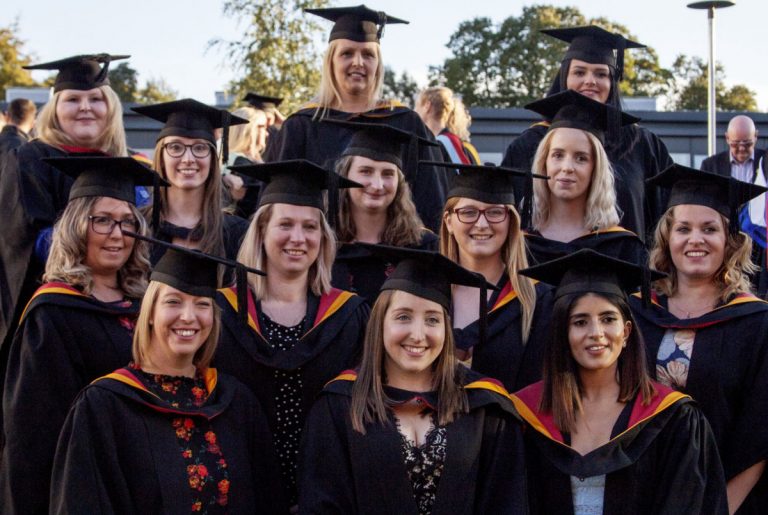 Telford College students celebrate their achievements at the ceremony