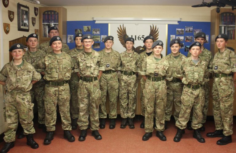 Cadets from 1165 Oswestry Air Training Corps will play a major role at the Old Oswestry hillfort WW1 beacon lighting on the evening of November 11