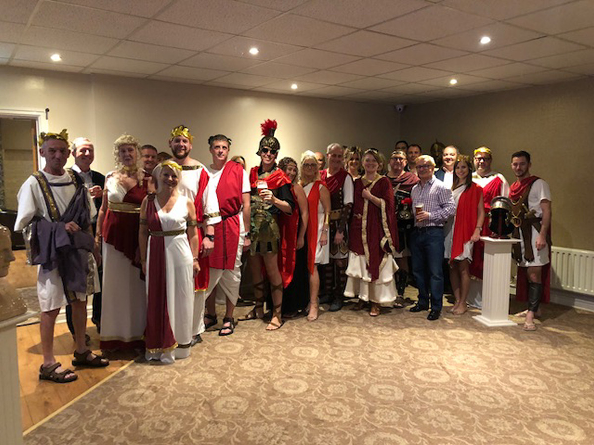 Aaron & Partners LLP hosted a unique Roman-style banquet for its clients
