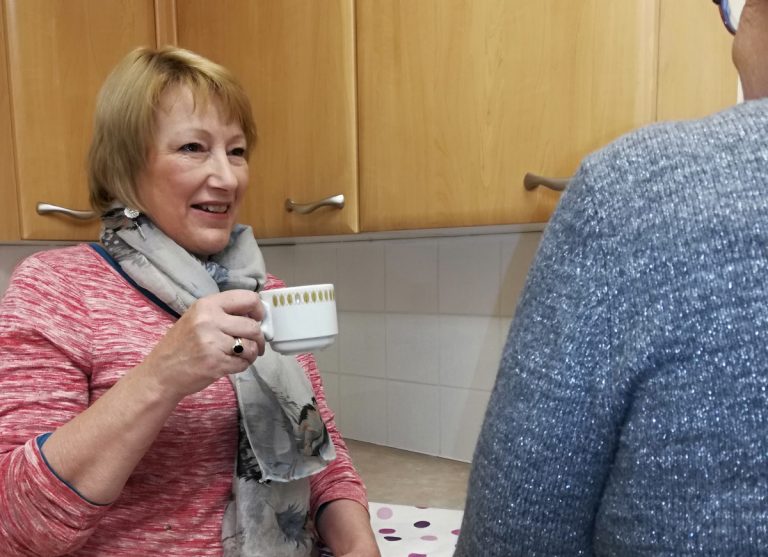 Hazel Davidson from Whitchurch, has been volunteering for Good Neighbours for six months