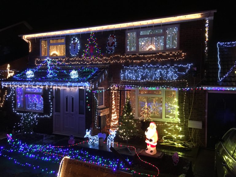 The lights will be lit until 6 January 2019