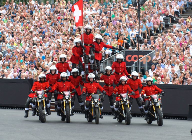 The Imps motorcycle display team
