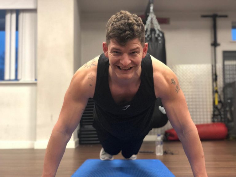 Kyle Worrall hopes to complete completing 5,000 press-ups or more for charity