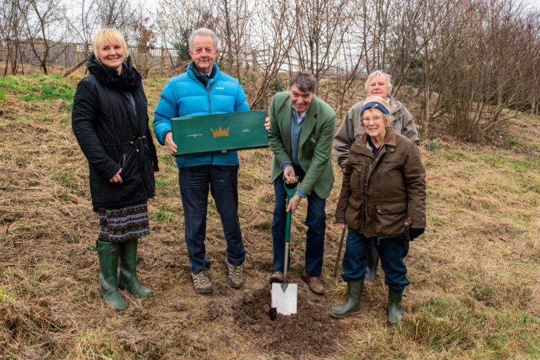Trees planted as part of the Queen’s Commonwealth Canopy project