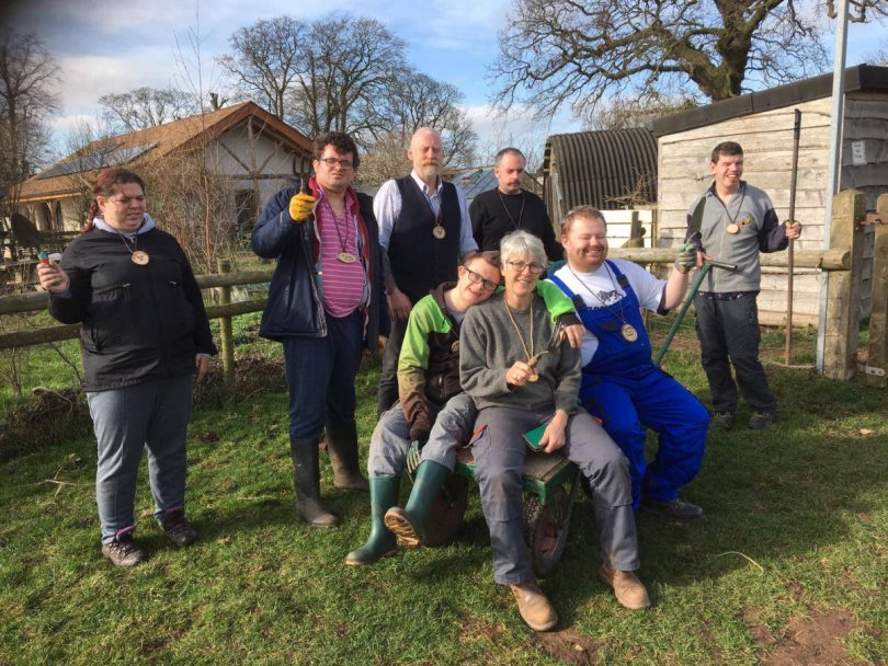 Bex Syrett with Care Farm Group