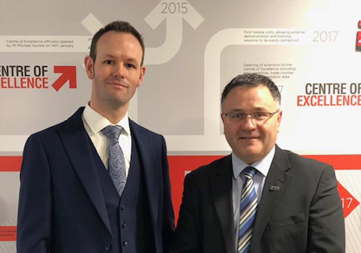 Matthew Small, Commercial and Financial Director and James Cavan, Sales Director