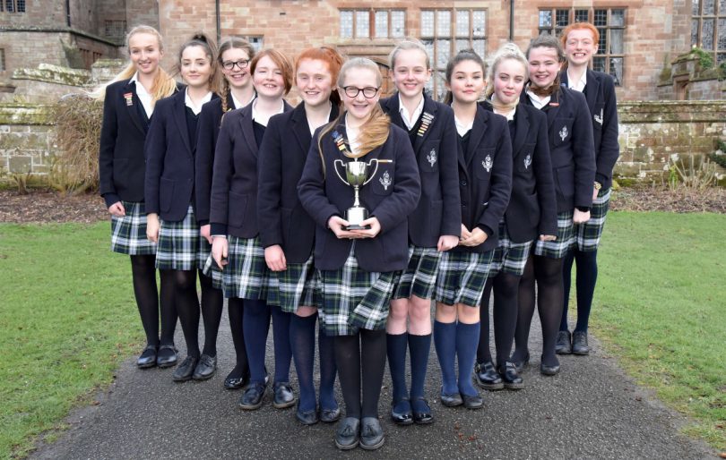 Adcote Chamber Choir won the U16 Youth Choir class at the annual Oswestry Youth Music Festival for a fourth year