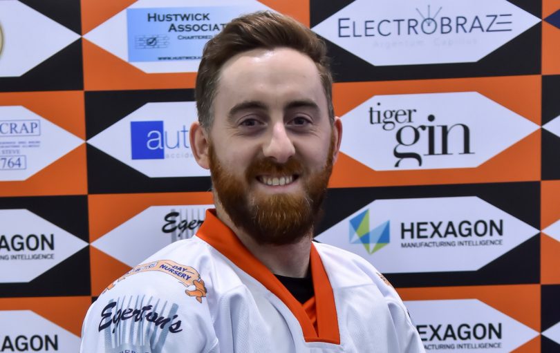 Scott McKenzie. Photo: Steve Brodie, © Telford Tigers 2019