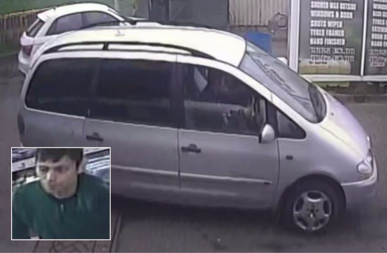 Officers are keen to trace the man and vehicle pictured to assist with their enquiries. Images: West Mercia Police