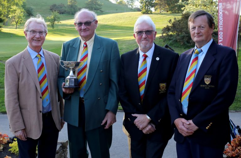 Event Sponsor - Mike Duke, Winner of the Duke Trophy – Chris Bennett, Captain – Colin Turner and Seniors Captain – Charles Stadnik