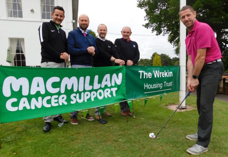 Pictured are (left-right): Jacob Perry (Wrekin Housing Group Catering Manager); Ian Gregory (Dodd Group); Graham Stokes (Accountant Wrekin Group), Dave Teece (QA Shropshire) and Jason Scott (Wrekin Housing Group Building Facilities Manager)