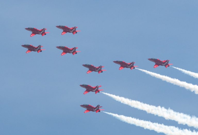 The Red Arrows will once again display at the RAF Cosford Air Show. Photo: Steven Oliver