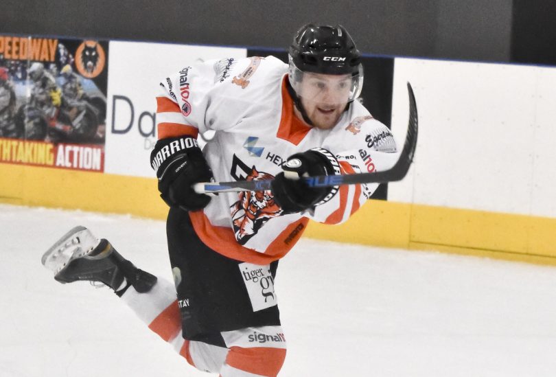 Joe Aston has signed up to return to Telford Tigers. Photo: Telford Tigers / Steve Brodie