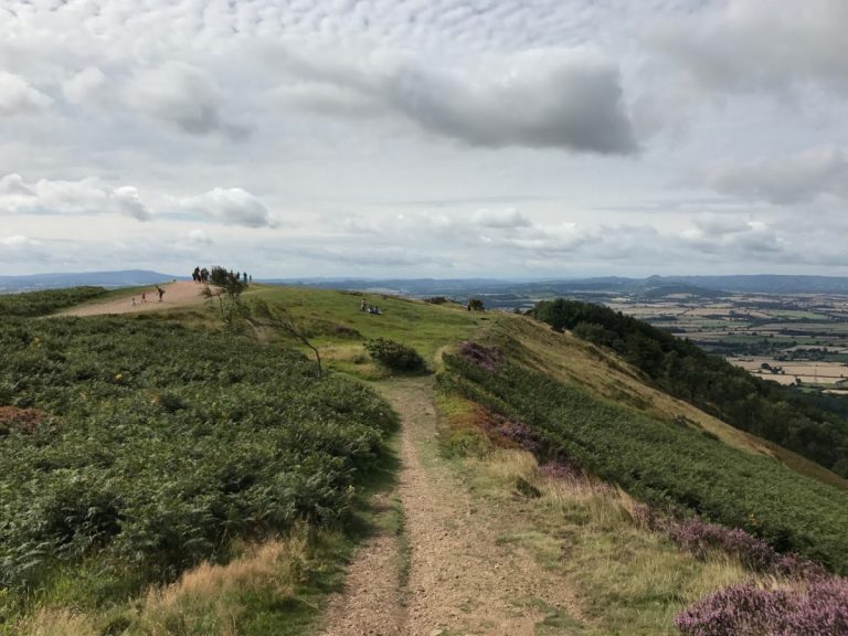 The Wrekin is a popular visitor destination for walkers and families