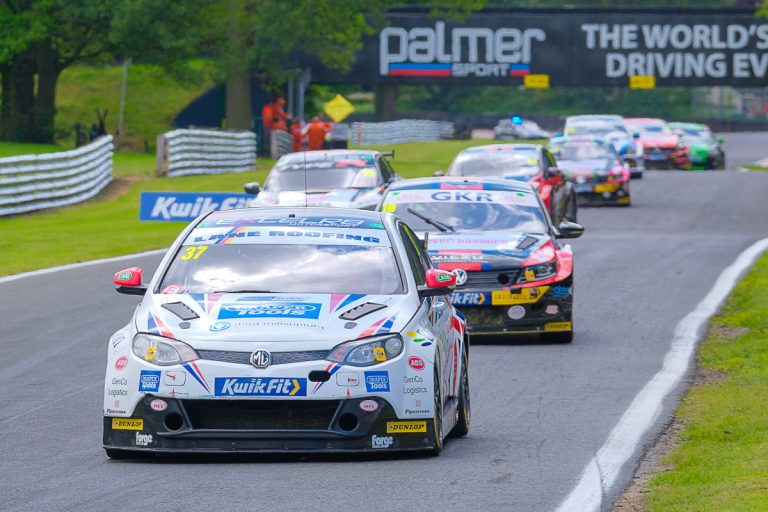 Smith on the track at Oulton Park. Photo: DSdigital/Dickon Siddall