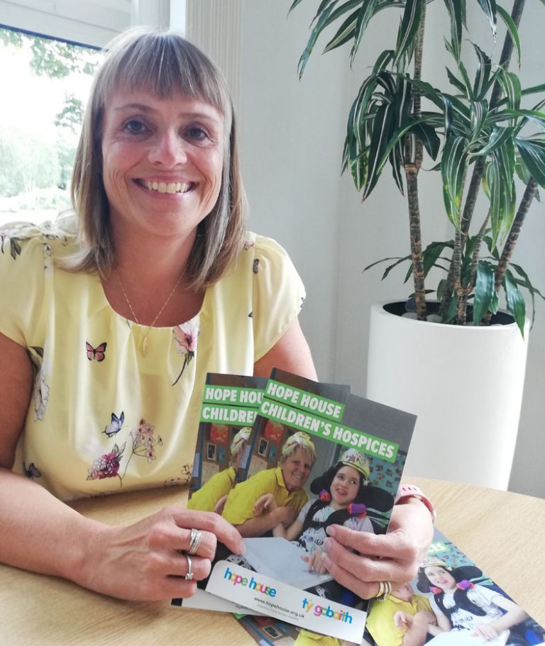 Alison Carter – partner and head of the personal injury team at Martin-Kaye Solicitors in Telford – prepares the space for the Hope House counselling sessions