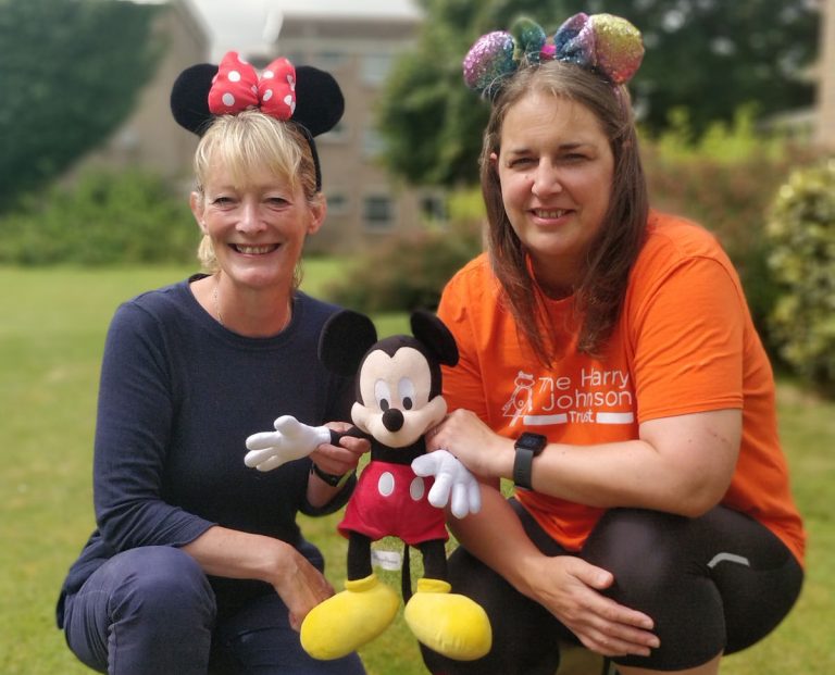 Sally Johnson with Claire Dunn