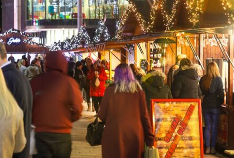Telford Christmas Market returns. Photo: Telford & Wrekin Council
