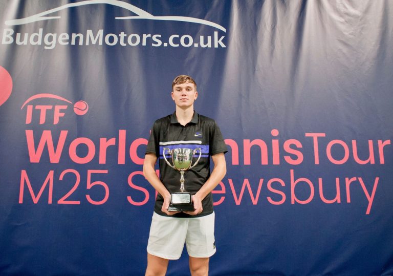 Rising British star Jack Draper crowned champion of Budgen Motors ITF World Tour M25 Shrewsbury tournament