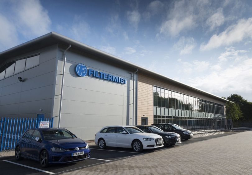 The global headquarters of Filtermist International in Telford