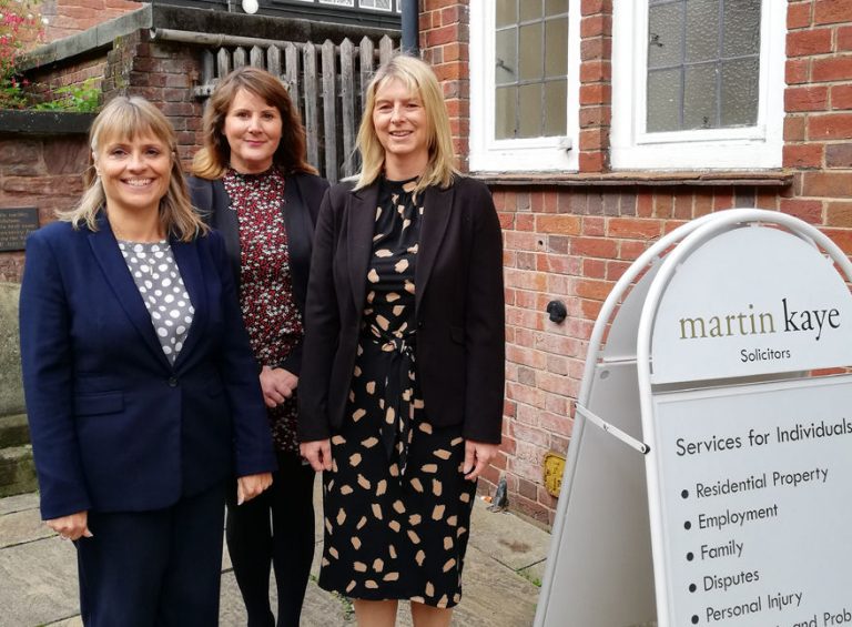 Alison Carter, Alison Thornton and Sarah Mears at the Martin-Kaye office in Shrewsbury