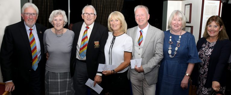 Captain - Colin Turner, Winners - Jackie Foster, Ernie Jarman, Hazel Hemsley & Johnny Whalin, Ladies Captain – Joy Foster and Head Organiser – Linda Turner