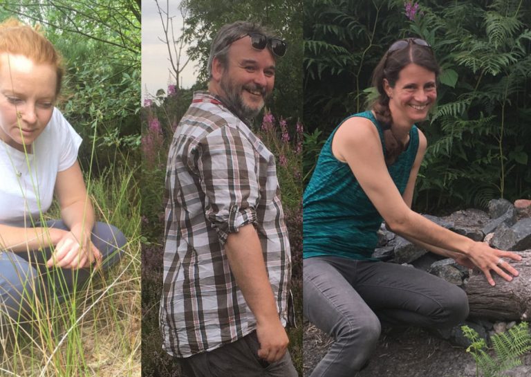 Nicola Stone, Mark Latham and Fran Lancaster of apT