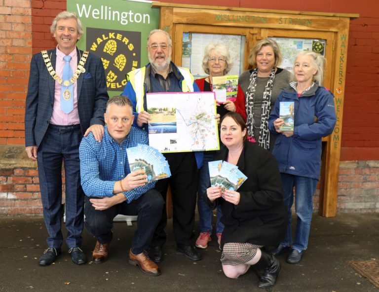 The new Wellington walking map is available from outlets around the town and online