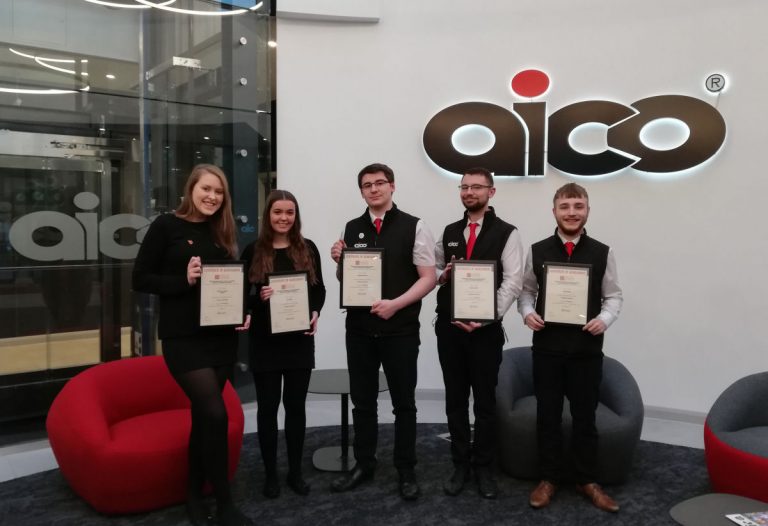 Stephanie Wale-Walton - Finance Clerk, Ella Shail - Internal Sales, Samuel Marston - Technical IT, Kieran Smith Technical Advisor and Owen Terry - Technical Services Advisor