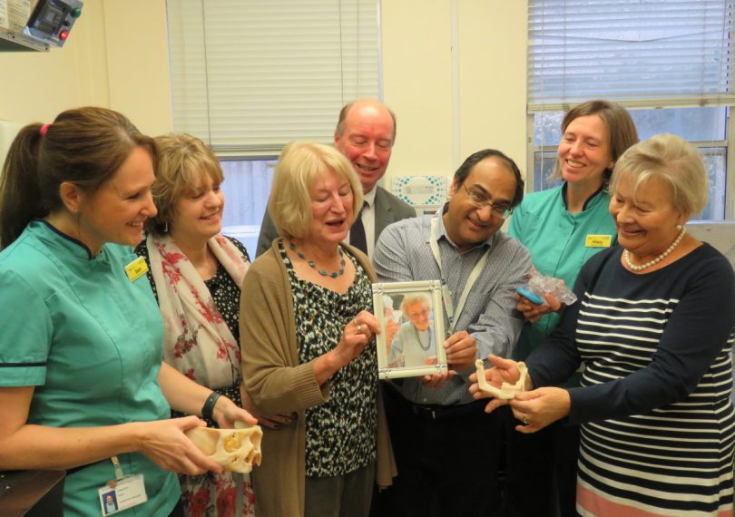 The League of Friends of RSH received a legacy of £37,570 from Doris Cooper, in appreciation of the wonderful care she received from Consultant Mr Sunil Bhatia