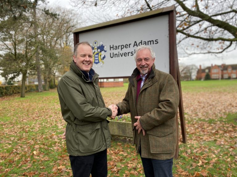 Clear’s Digital Marketing Director, Peter Riches with Andrew Black, a Chartered Surveyor and Senior Lecturer at Harper Adams University