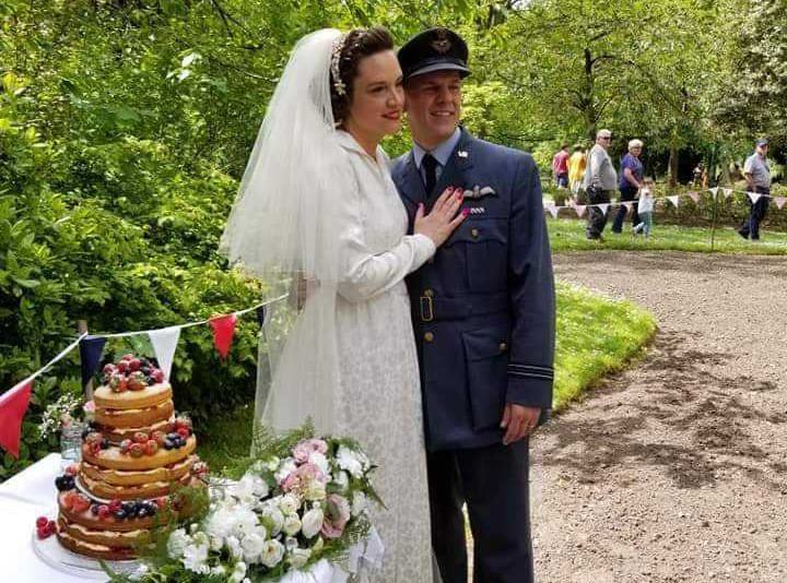 Dave and Julie from Shrewsbury who got married at last year's event
