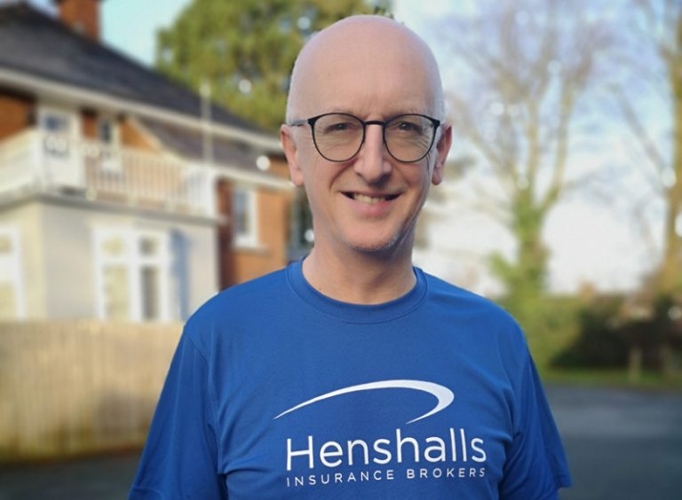 Mark Freeman from Henshalls prepares for this year’s London Marathon